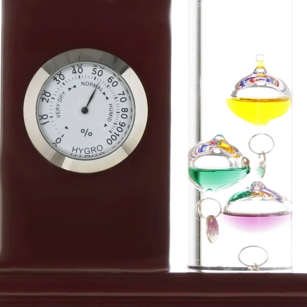 מד טמפרטורה גלילאו בשילוב שעון ומד לחות - Image 3