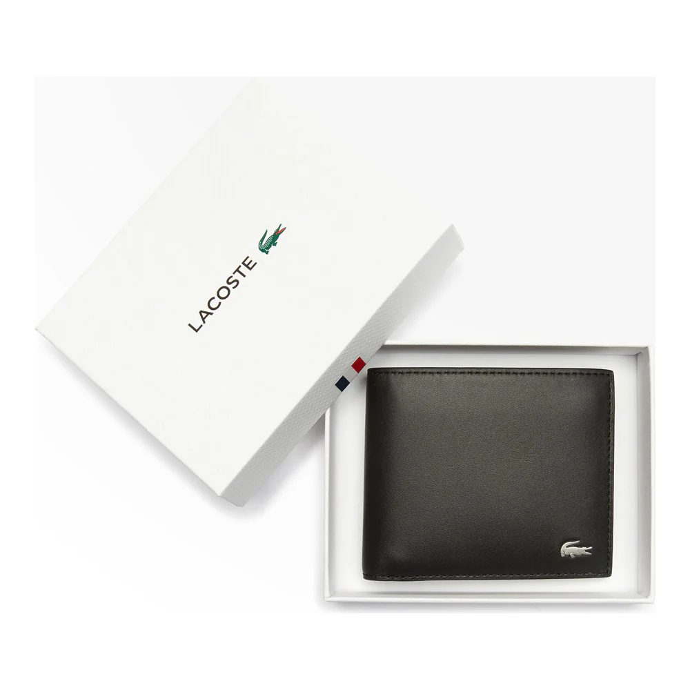 ארנק עור שחור לגבר NH1112FG 000 - Image 3
